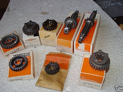 X-90 & Z-90 "NEW OLD STOCK" SET OF TRANSMISSION GEARS & SHAFTS