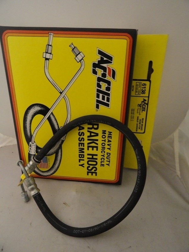 BLACK REAR BRAKE HOSE