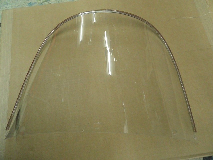 BEADED CLEAR SHIELD