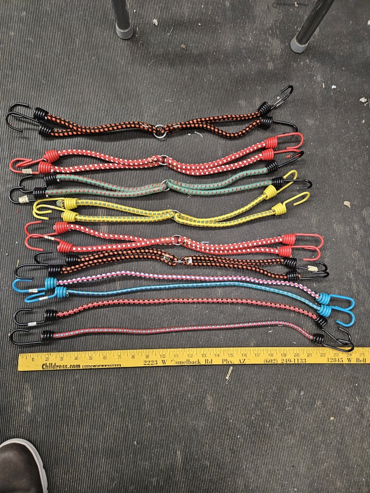 Bungee Chord Kit (You get 6 of the four ways and 4 of the singles)