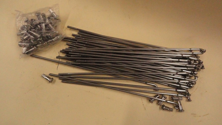 SPOKES WITH NIPPLES
