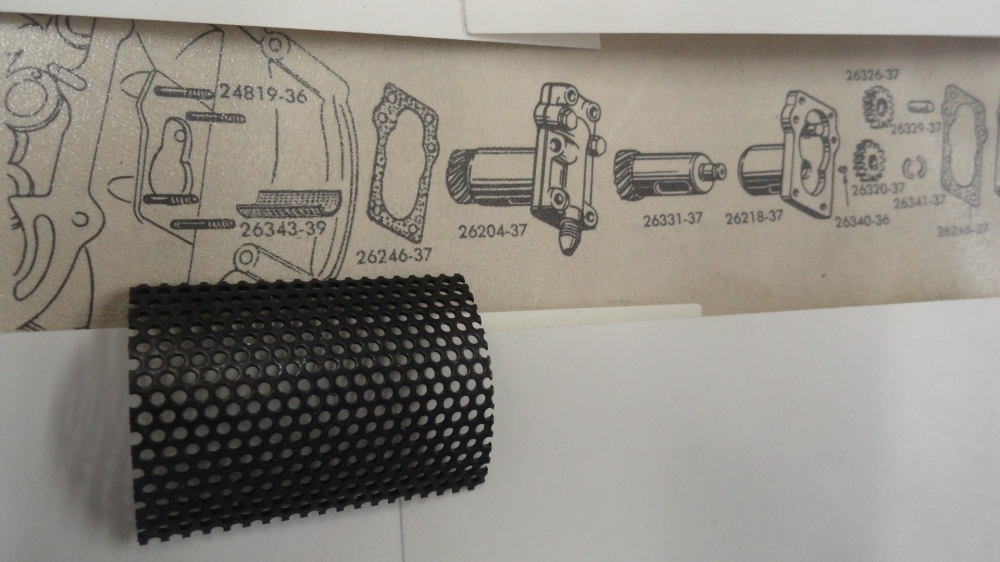 WLA-45-SERVICAR "NEW'' OIL PUMP SCAVENGER PUMP  SCREEN #26343-39