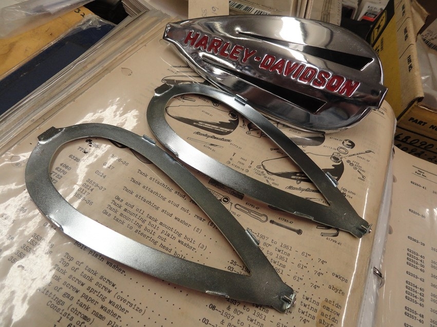 GAS TANK EMBLEM BRACKETS