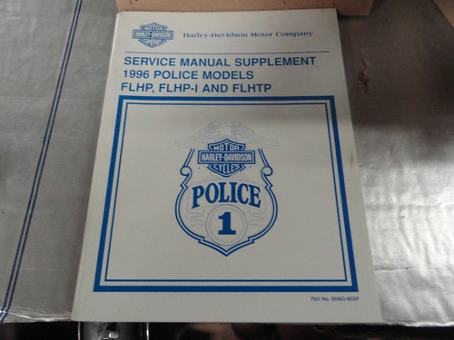 POLICE MODELS MANUAL SUPPLEMENT