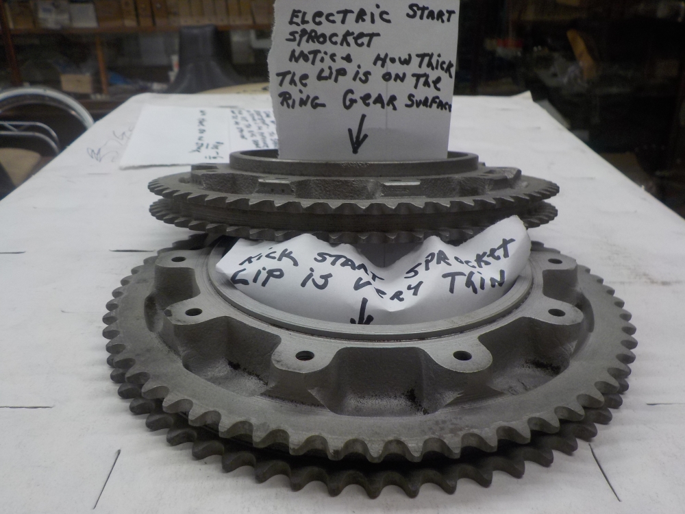 45 Starter Ring Gear Kit with Sprocket, 37713-69 KIT