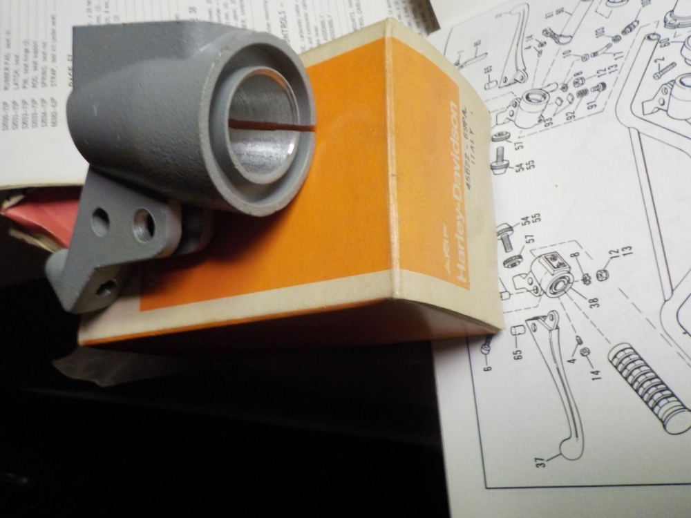 AERMACCHI SPRINT RAPIDO "NEW OLD STOCK" CLUTCH LEVER BRACKET #45022-69P