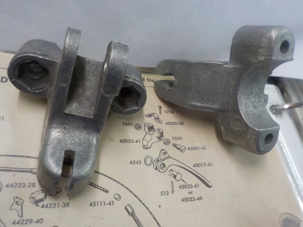 KNUCKLEHEAD UL 45 PANHEAD "NEW OLD STOCK" 1941 TO 64 BRAKE CLUTCH PERCH #45023-41 YOU GET ONE