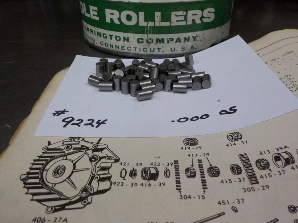 45 "NEW OLD STOCK" TORRINGTON SPROCKET ROLLERS .0008 OS #9224