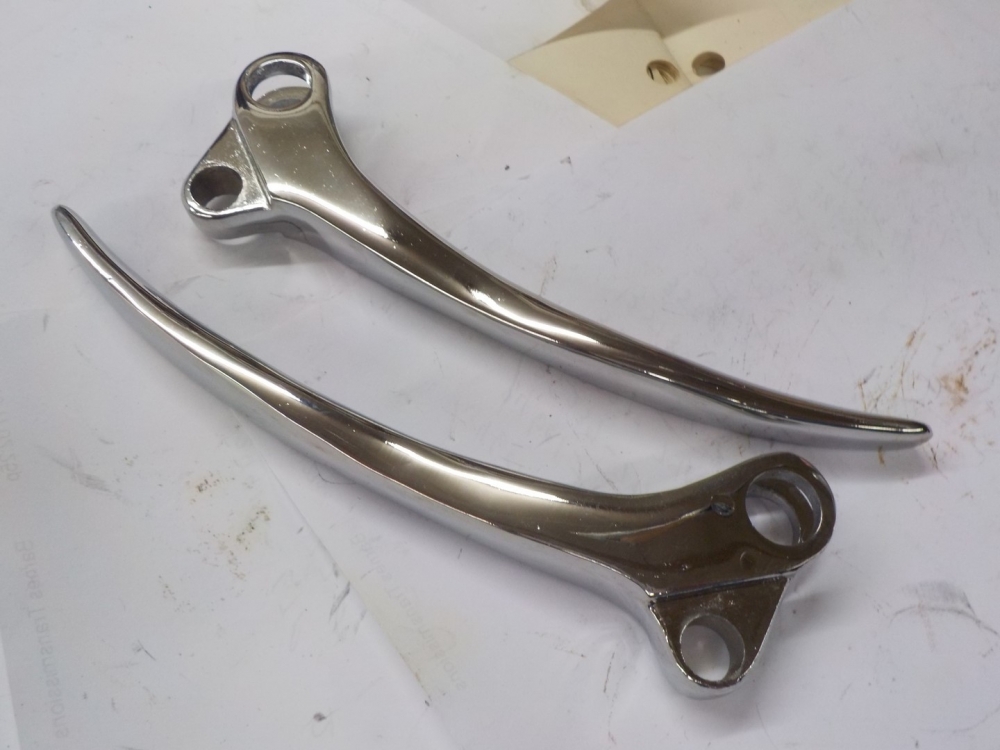 KNUCKLEHEAD UL 45 PANHEAD "NEW" CHROME LEVER ONLY #45017-41C