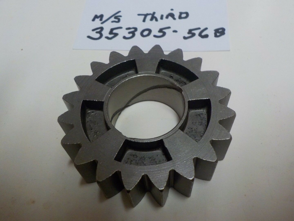 SPORTSTER "NEW REPO" MAIN SHAFT THIRD GEAR #35305-56B