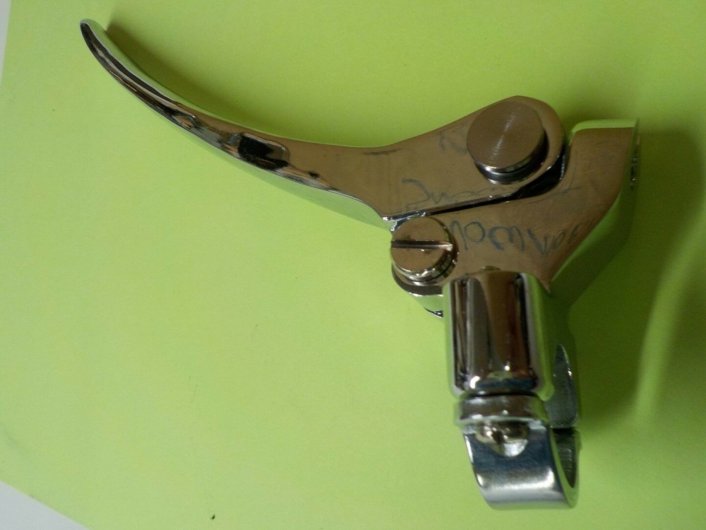 KNUCKLEHEAD UL 45 PANHEAD "NEW" ONE SINGLE CHROME/BRAKE CLUTCH LEVER ASSEMBLY #45002-41C - Image 2